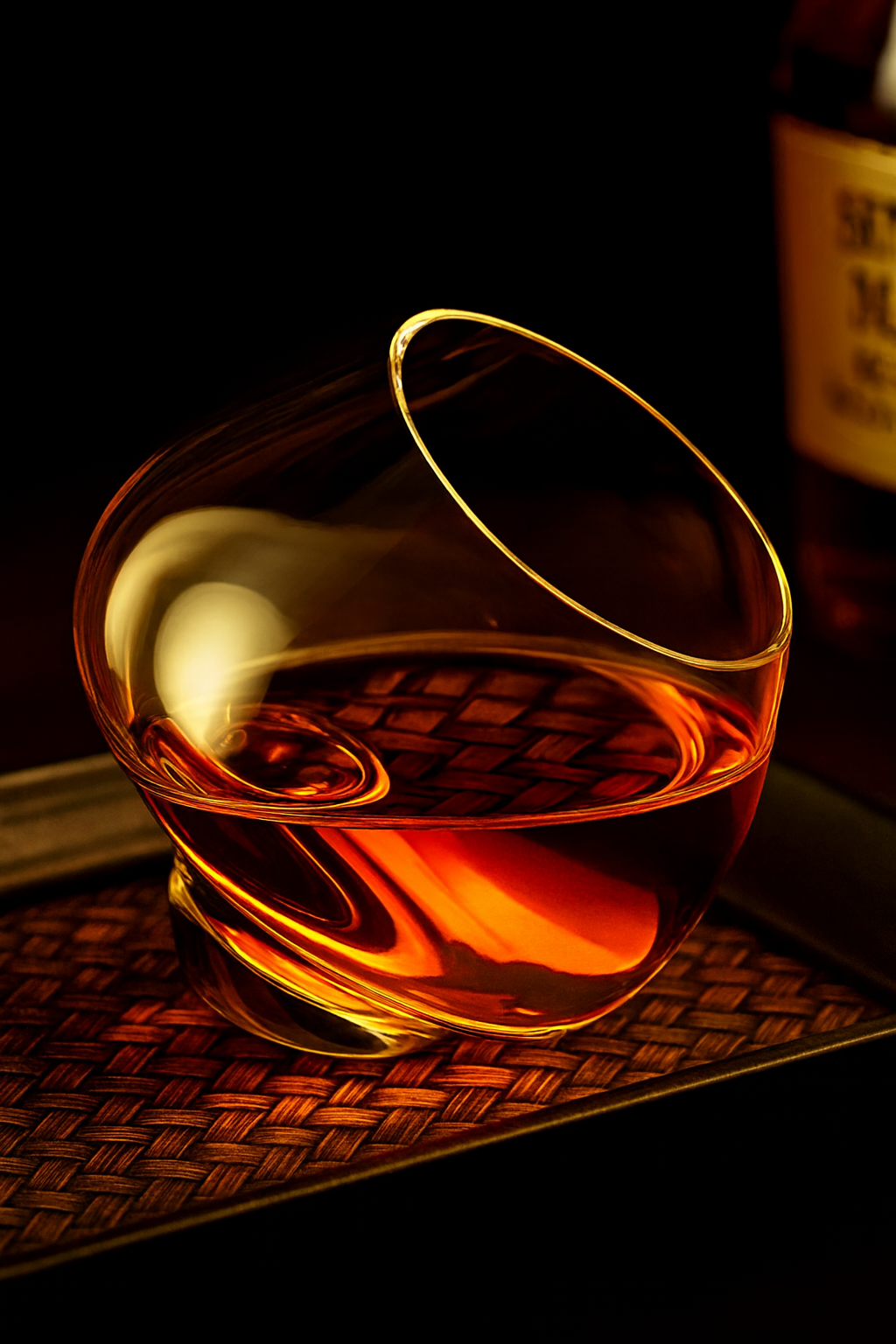 Orbit Crystal Whiskey Glass