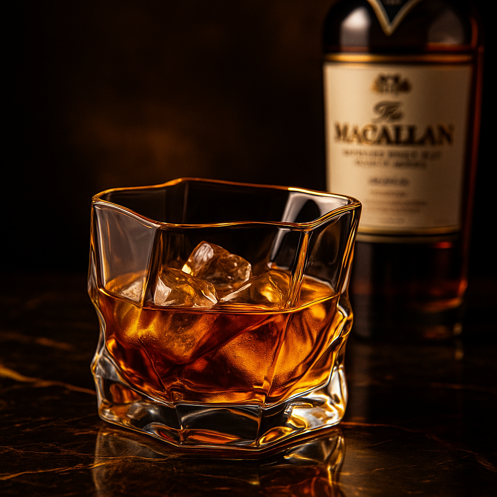 Crumpled Whiskey Glass