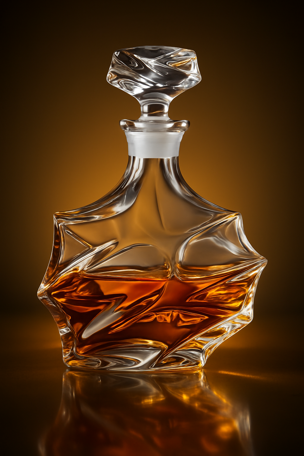 Takumi Glass Sculpted Decanter