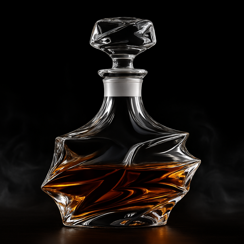 Takumi Glass Sculpted Decanter