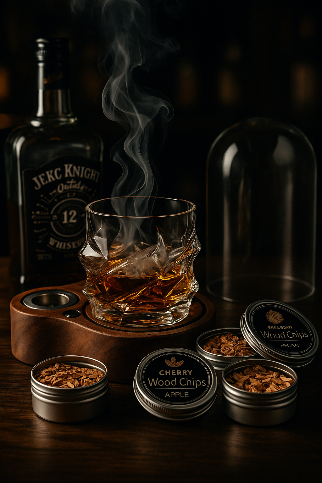 Japanese-Inspired Premium Whiskey Smoker Kit