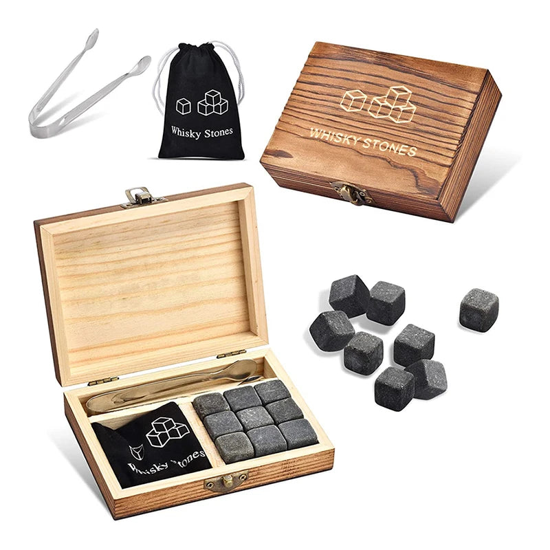Premium Whiskey Stones Gift Set