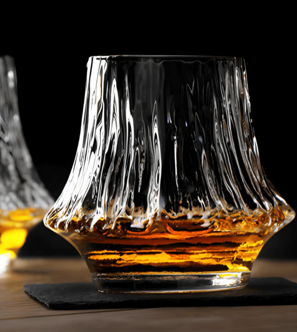 Fluted Crystal Whisky Glass
