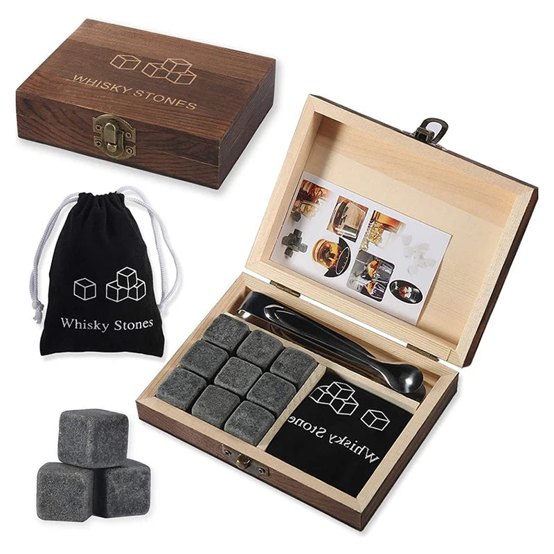 Premium Whiskey Stones Gift Set