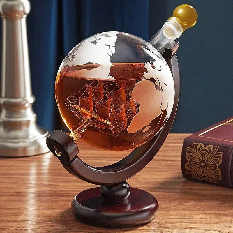 Globe Whiskey Decanter