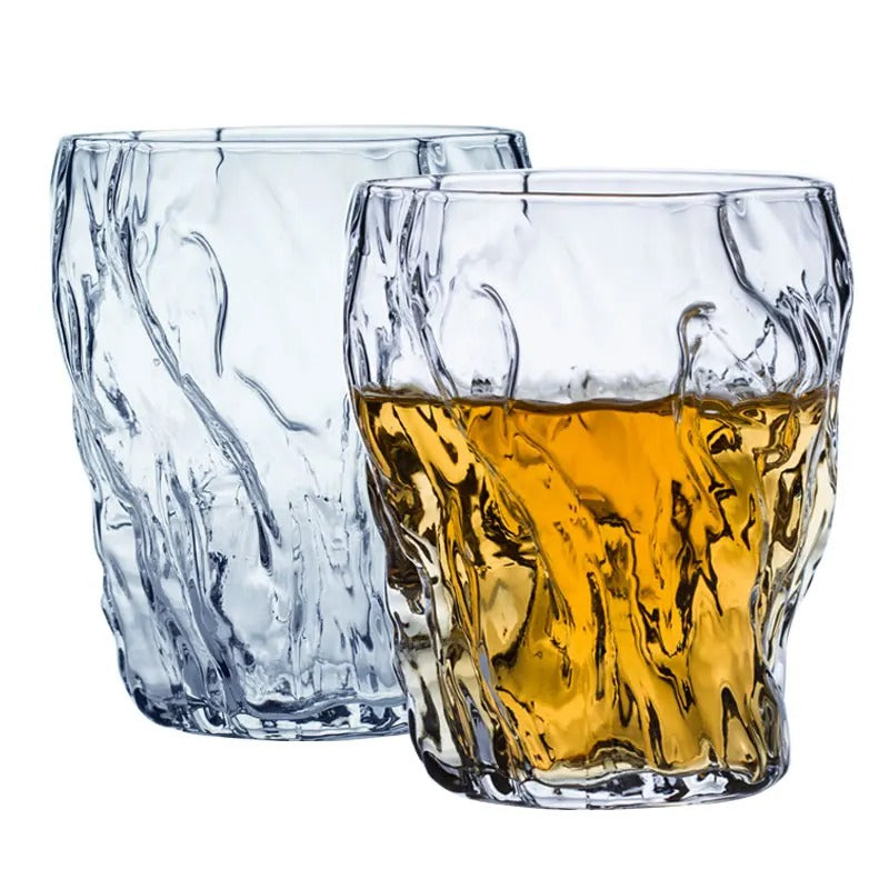 Wave Whiskey Glasses